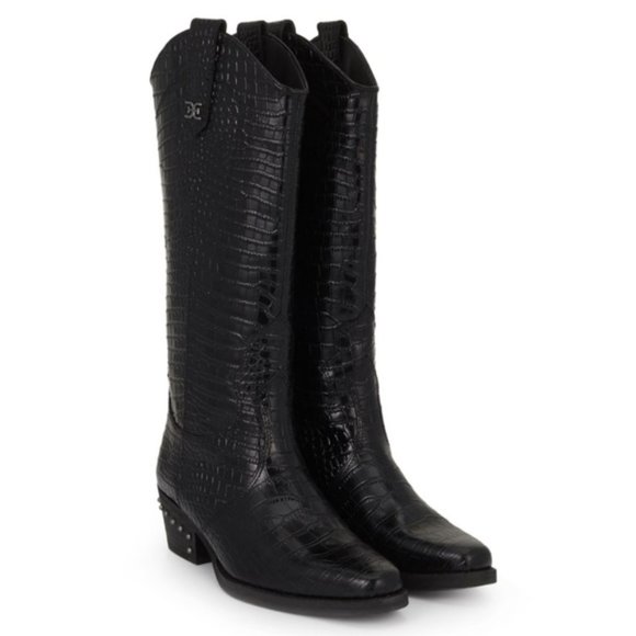 Sam Edelman Shoes - NEW Sam Edelman Oakland Croc Embossed Western Boot